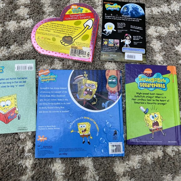 Spongebob Squarepants Books bundle of 5 - Picture 3 of 8